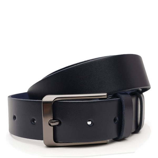 Ремень мужской кожаный JZ SB-JZV1115FX44-navy