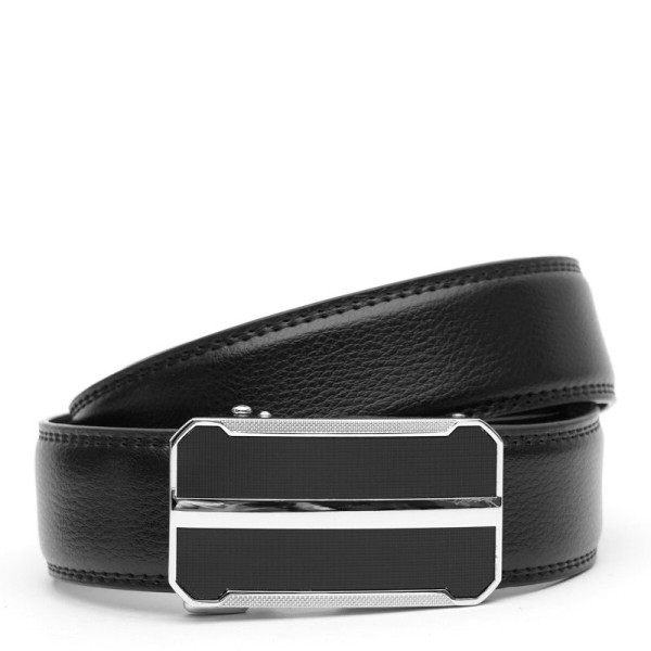 Ремень мужской кожаный JZ SB-JZV1GKX20-black