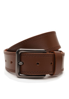 Ремень мужской кожаный JZ SB-JZV1115FX51-brown