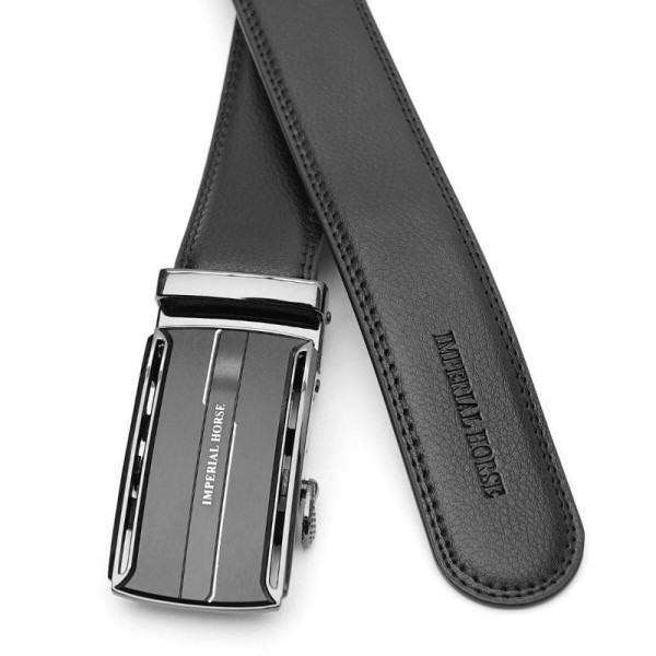 Ремень мужской кожаный JZ SB-JZV1HRS914-black