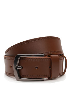 Ремень мужской кожаный JZ SB-JZV1125FX58-brown