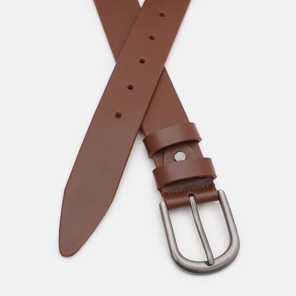 Ремень женский кожаный JZ SB-JZ100v1genw105-l.brown