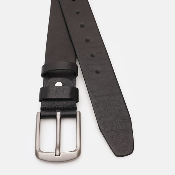 Ремень мужской кожаный JZ SB-JZV1115DPL06-black