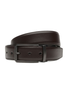 Ремень мужской кожаный JZ SB-JZC135-4086-3 Коричневый