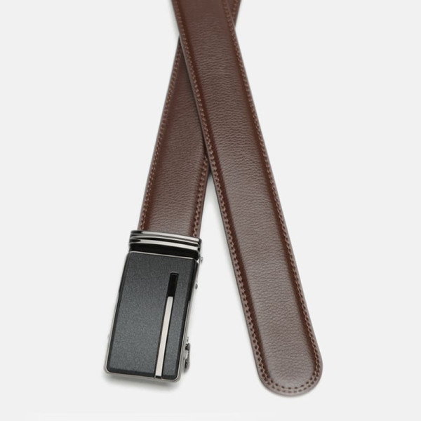 Ремень мужской кожаный JZ SB-JZCV1335-5-brown