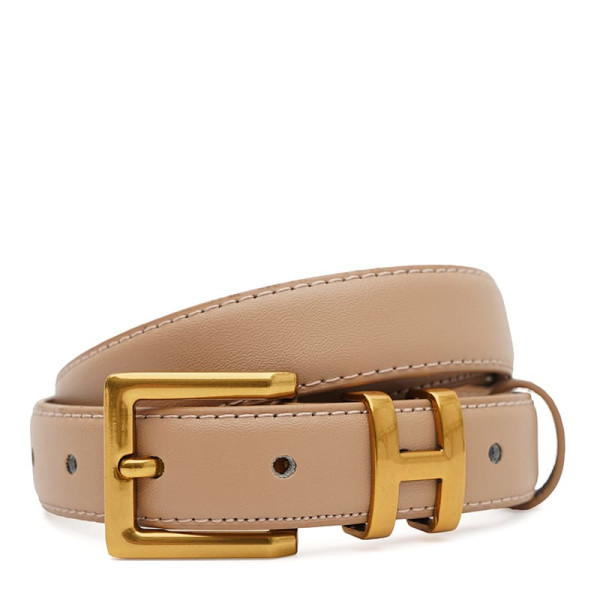 Ремень женский кожаный JZ SB-JZ1FB9368-2be-beige