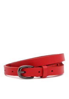 Ремень женский кожаный JZ SB-JZ100v1genw41-red