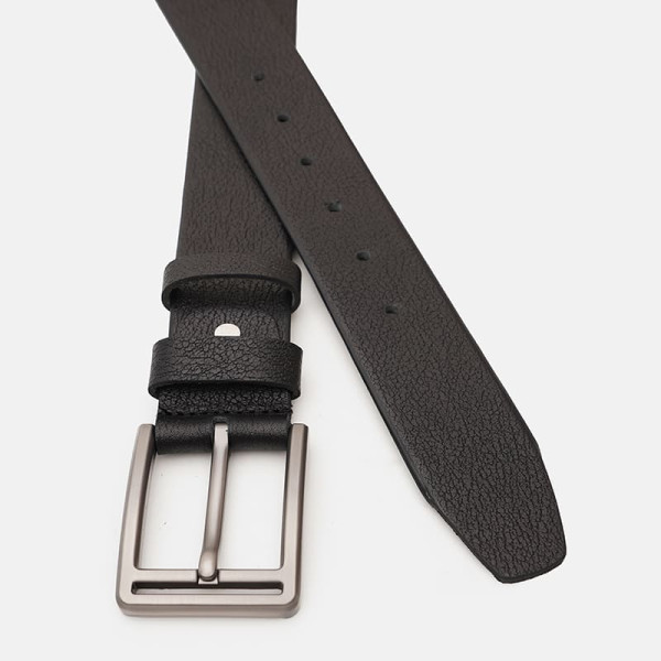 Ремень мужской кожаный JZ SB-JZV1125DPL01-black