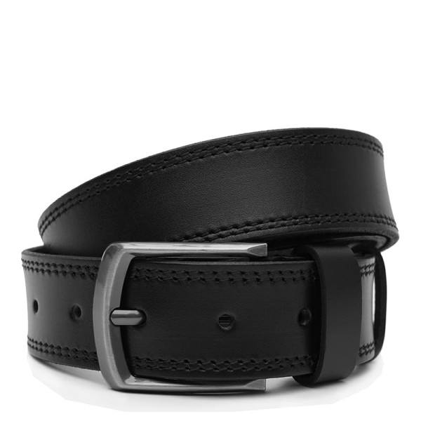 Ремень мужской кожаный JZ SB-JZV1125FX20-black