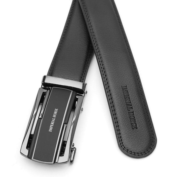 Ремень мужской кожаный JZ SB-JZV1HRS912-black