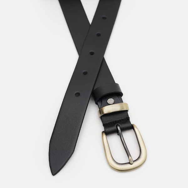 Ремень женский кожаный JZ SB-JZ100b1genw138-black
