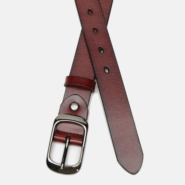 Ремень женский кожаный JZ SB-JZCV1ZK-008-brown