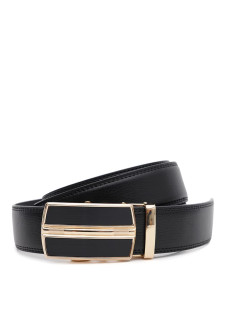 Ремень мужской кожаный JZ SB-JZV1GKX04g-black