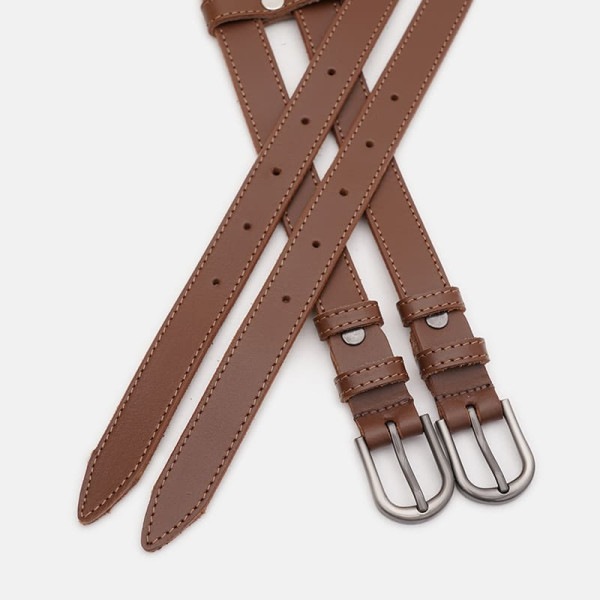 Ремень женский кожаный JZ SB-JZ100gen1new2light-brown