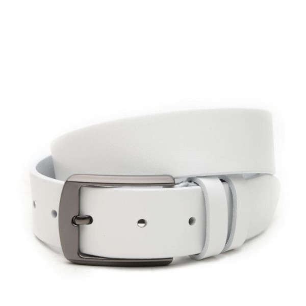 Ремень мужской кожаный JZ SB-JZV1115GX37-white