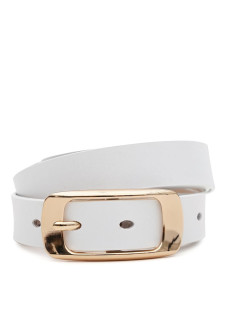 Ремень женский кожаный JZ SB-JZCV1ZK-015-goldwhite