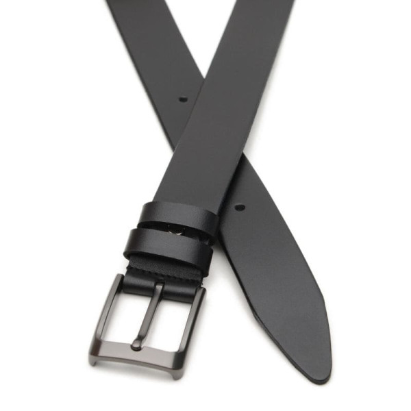 Ремень мужской кожаный JZ SB-JZV1115GX13-black