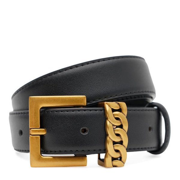 Ремень женский кожаный JZ SB-JZ1FP2206-2bl-black