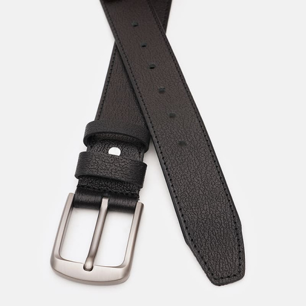 Ремень мужской кожаный JZ SB-JZV1125DPL05-black