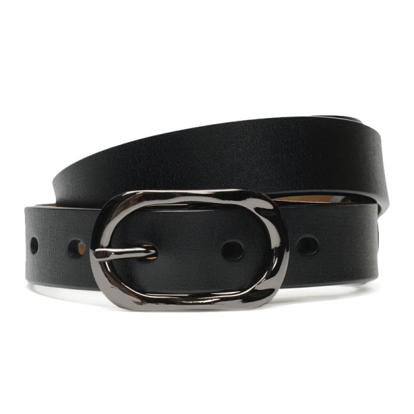Ремень женский кожаный JZ SB-JZCV1ZK-052-black
