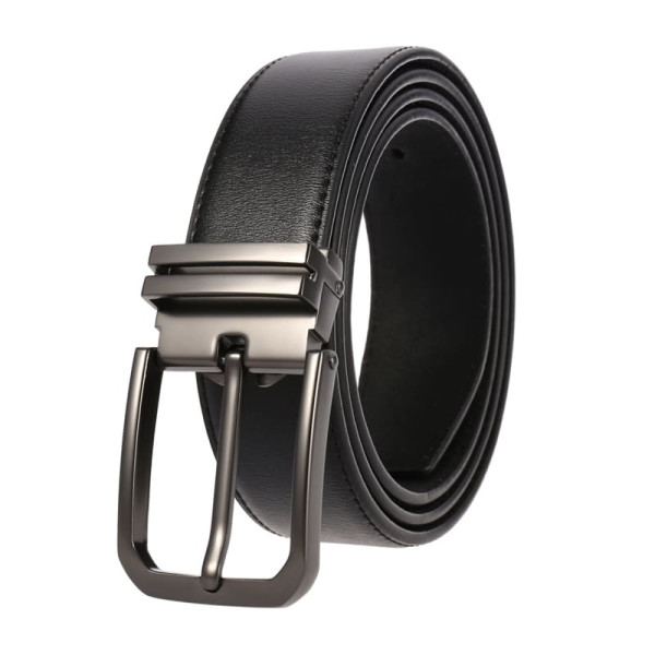 Ремень мужской кожаный JZ SB-JZCV1622-3-black