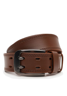 Ремень мужской кожаный JZ SB-JZV1115FX24-brown