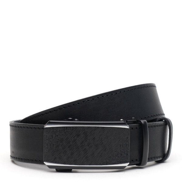 Ремень мужской кожаный JZ SB-JZV1115GX46-black