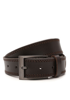 Ремень мужской кожаный JZ SB-JZV1115FX12-brown