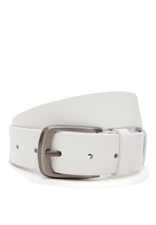 Ремень мужской кожаный JZ SB-JZV1125FX06-white
