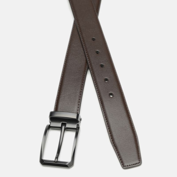 Ремень мужской кожаный JZ SB-JZCV1026-3-brown