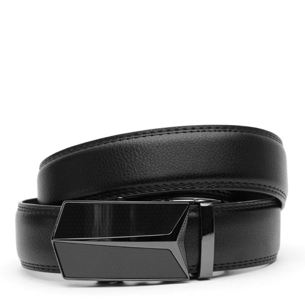 Ремень мужской кожаный JZ SB-JZV1GKX03-black