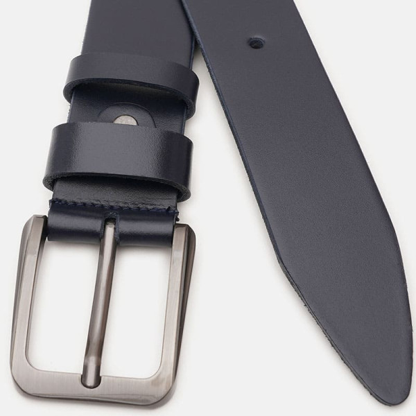 Ремень мужской кожаный JZ SB-JZV1115FX17-navy