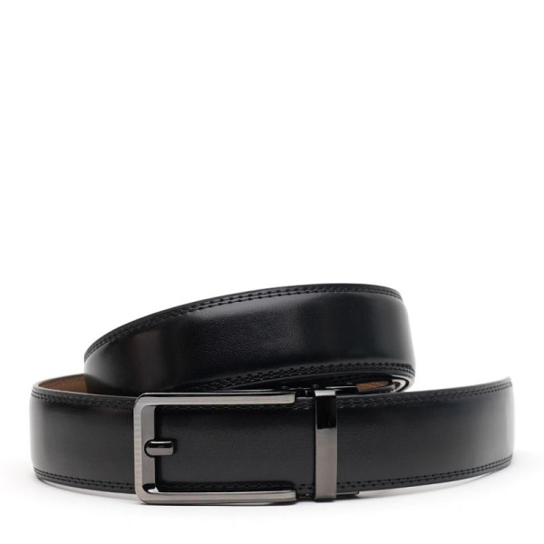 Ремень мужской кожаный JZ SB-JZV1GKX11-black