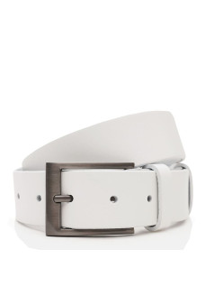Ремень мужской кожаный JZ SB-JZV1115FX14-white
