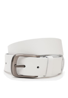 Ремень мужской кожаный JZ SB-JZV1115FX06-white
