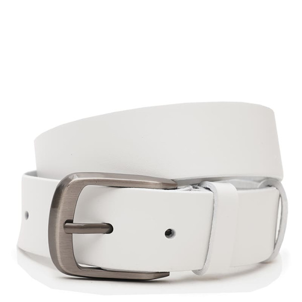 Ремень мужской кожаный JZ SB-JZV1115FX06-white