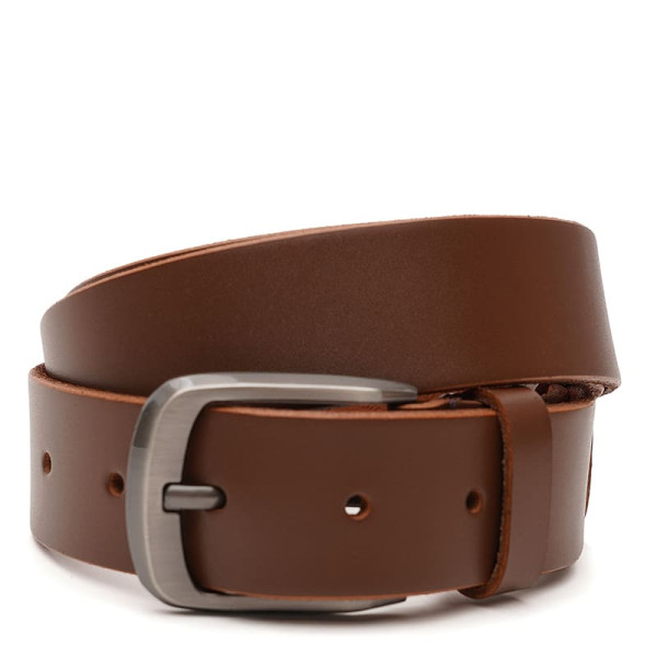 Ремень мужской кожаный JZ SB-JZV1115FX07-brown