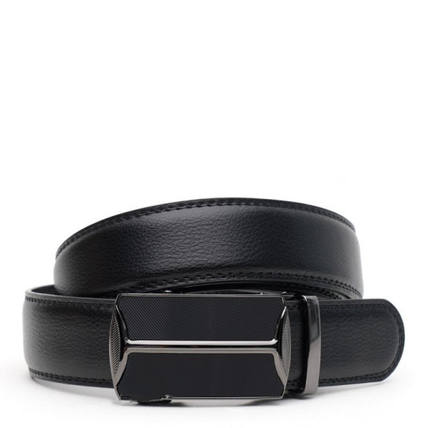 Ремень мужской кожаный JZ SB-JZV1GKX17-black