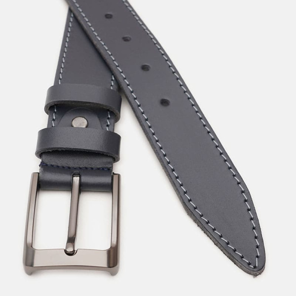 Ремень мужской кожаный JZ SB-JZV1125FX45-navy