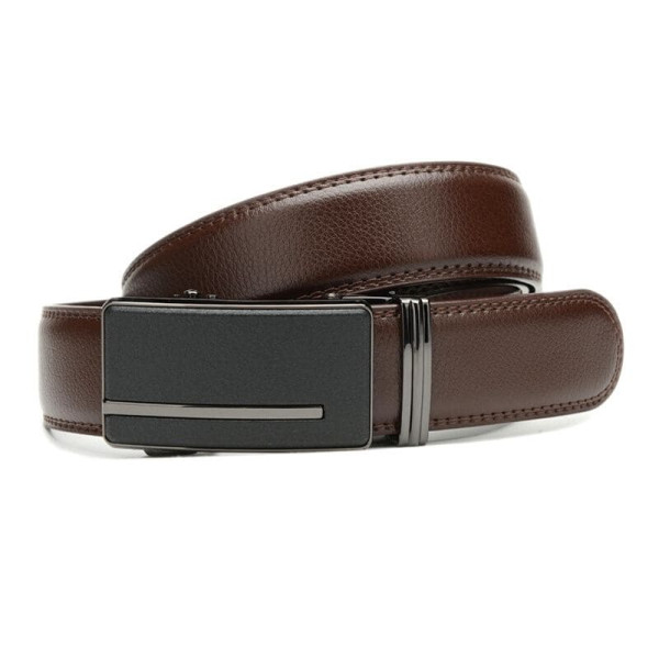 Ремень мужской кожаный JZ SB-JZCV1335-5-brown