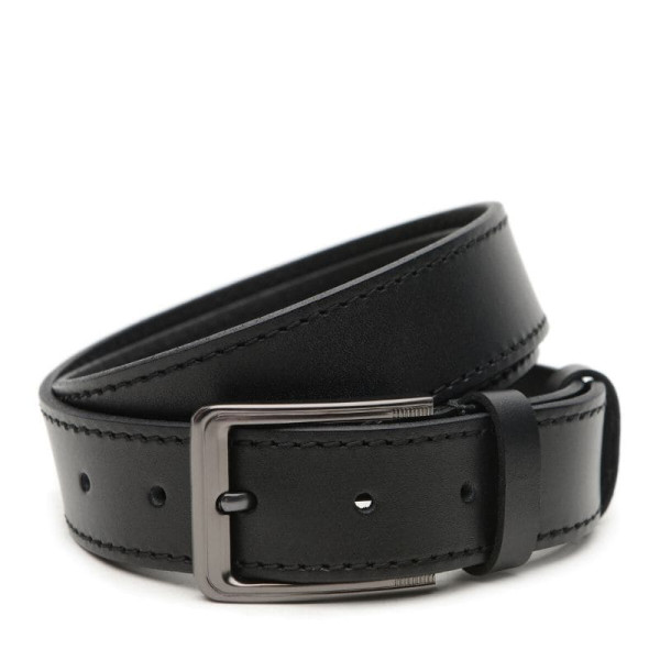 Ремень мужской кожаный JZ SB-JZV1115GX17-black