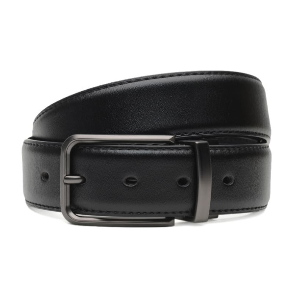 Ремень мужской кожаный JZ SB-JZC135-4090-3 Черный