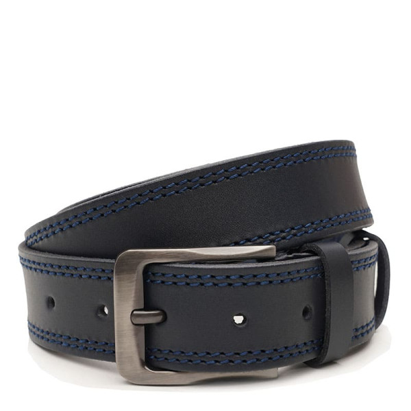 Ремень мужской кожаный JZ SB-JZV1125FX42-navy