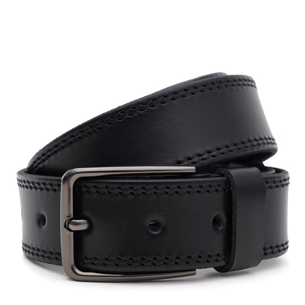 Ремень мужской кожаный JZ SB-JZ150v1fx67-black