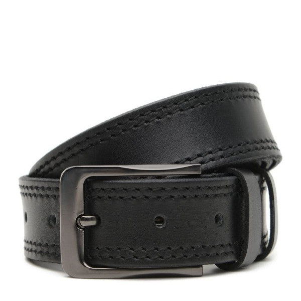 Ремень мужской кожаный JZ SB-JZV1115GX16-black