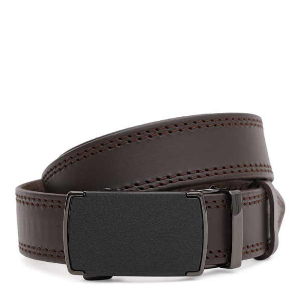 Ремень мужской кожаный JZ SB-JZ125v1genav28-brown