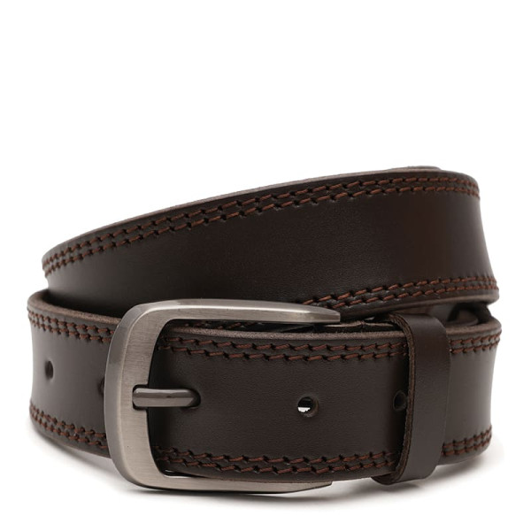 Ремень мужской кожаный JZ SB-JZV1115FX04-brown