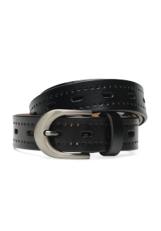 Ремень женский кожаный JZ SB-JZCV1ZK-078-black