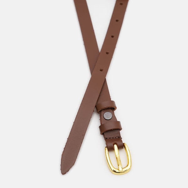 Ремень женский кожаный JZ SB-JZ110v1genw44light-brown