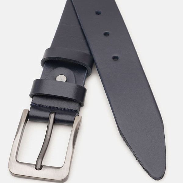 Ремень мужской кожаный JZ SB-JZV1115FX38-navy